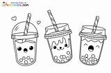 Ausmalbilder Bubble Tee  Kostenlos Malvorlagen Zum Ausdrucken sketch template