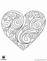 Top 16 Heart Coloring Pages sketch template