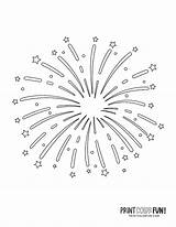 Firecracker & fireworks coloring pages Celebrate With Free Printables  sketch template