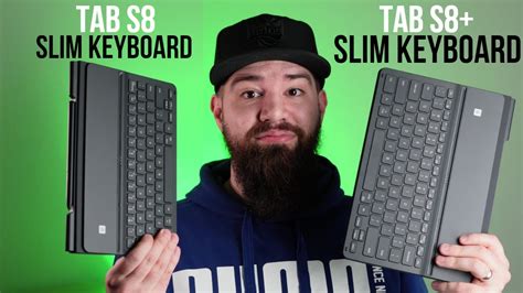 Samsung Galaxy Tab S8 and S8 Plus: Slim Keyboard Review - YouTube