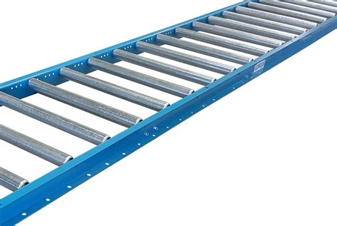 Gravity Conveyor with 1.5" Diameter Galvanized Steel Rollers on 6 ...