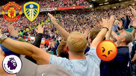 3K LEEDS FANS RAMPANT AT OLD TRAFFORD!😡 Man United 5-1 Leeds United ...