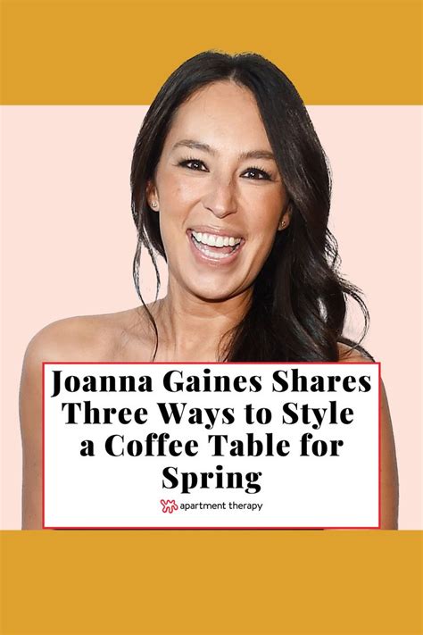 Joanna Gaines Shares 3 Ways To Style a Coffee Table for Spring | Glass coffee table styling ...