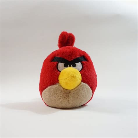 Red Angry Birds plush with sound button. Dated 2010.... - Depop