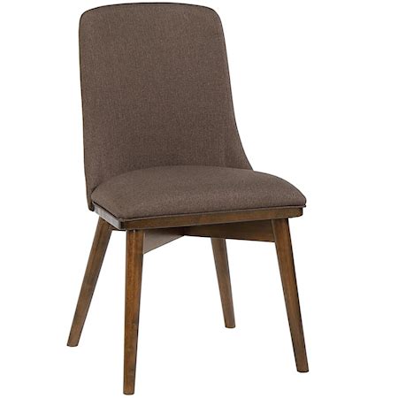 Winners Only Santana DS5450S Mid-Century Modern Upholstered Dining Side Chair with Splayed Legs ...