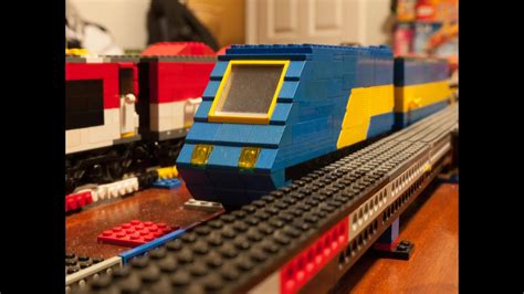 Lego High Speed Cargo Train MOC - YouTube