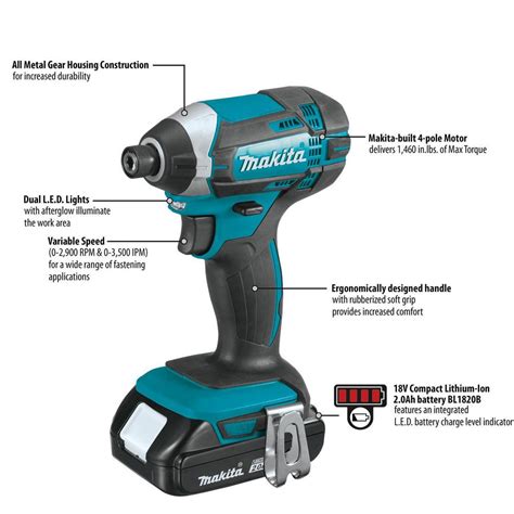 MAKITA Driver Drill Impact Driver Combo Kit 2 Tool Set Cordless 18V Lithium Ion 88381699075 | eBay