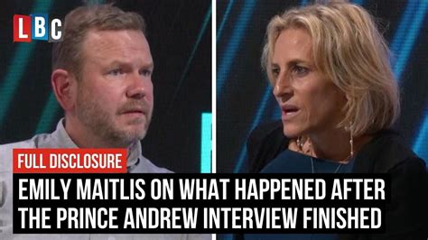 Emily Maitlis reveals what happened immediately after the Prince Andrew interview | LBC in 2022 ...