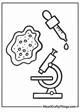 Science Experiment Coloring Page sketch template