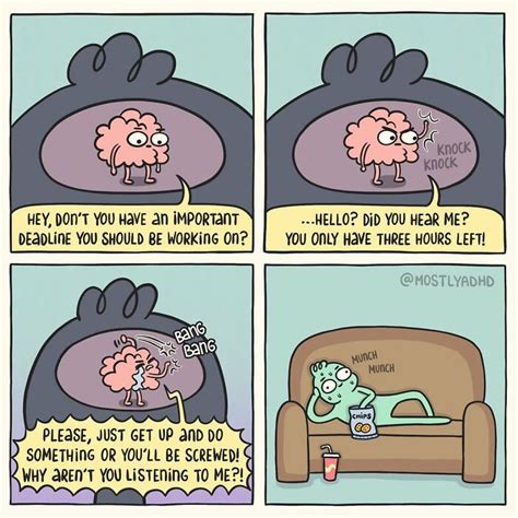 Life With ADHD Illustrated In 24 Comics By This Artist | LaptrinhX