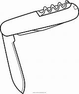 Pocket Knife Coloring Page  Ultra Pages sketch template