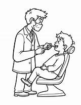 Dentist coloring Page 2 sketch template