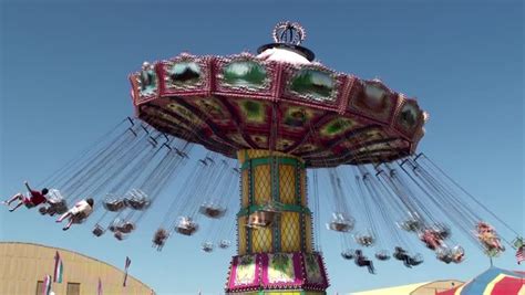 VENTURA - AUGUST 23: Amusement Rides At Ventura County Fair. August 23, 2012 In Ventura ...