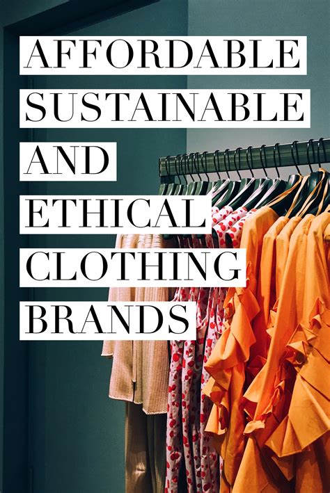 10 Affordable, Sustainable and Ethical Clothing Brands — blomma ...