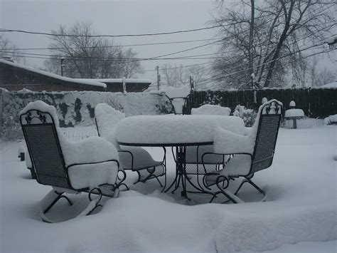 How to Store Patio Furniture Over the Winter in Boston