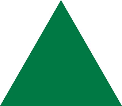 File:Green equilateral triangle point up.svg - Wikimedia Commons