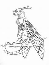 Wyvern Coloring Pages sketch template