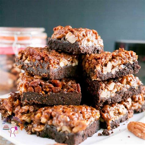 Chocolate Pecan Squares - Veena Azmanov Kitchen