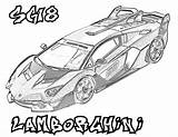 Car Coloring Pages Lamborghini sketch template