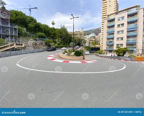 Fairmont Hairpin Curve, Formula 1, Monaco Editorial Stock Image - Image ...