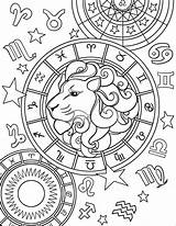 Astrology Zodiac Sign Coloring Pages sketch template