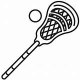 Lacrosse Stick coloring page  ColouringPages sketch template