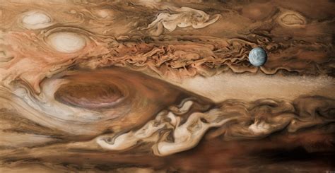 digital Art, Space, Universe, Planet, Brown, Jupiter, Moon, Europa ...