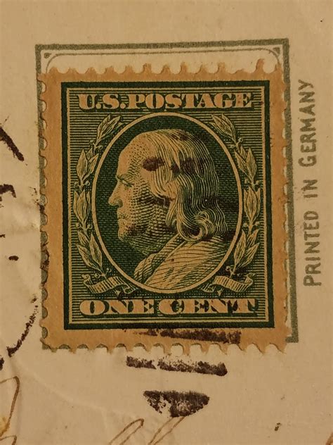 One cent Benjamin Franklin Stamp | Collectors Weekly