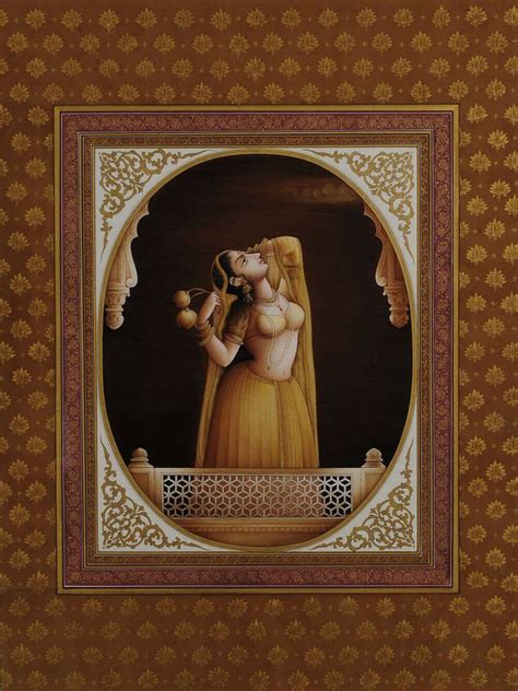 Mughal Miniature Painting by Ma Passion