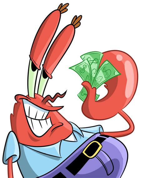 Mr Krabs Spongebob Money