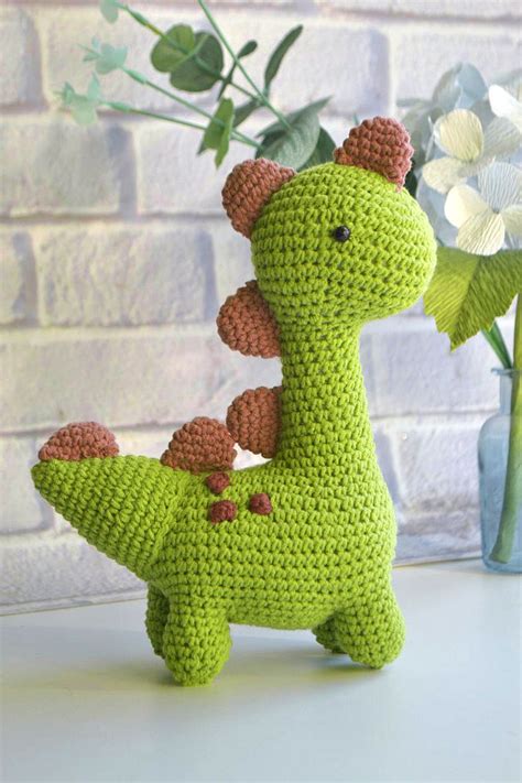 Pin by Natalie Quilici on crochet | Crochet dinosaur pattern free ...