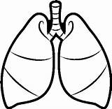 Lung Coloring Pages sketch template