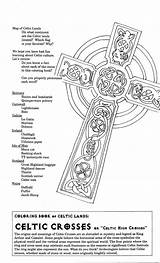 Celtic Cross Coloring Page  Home sketch template