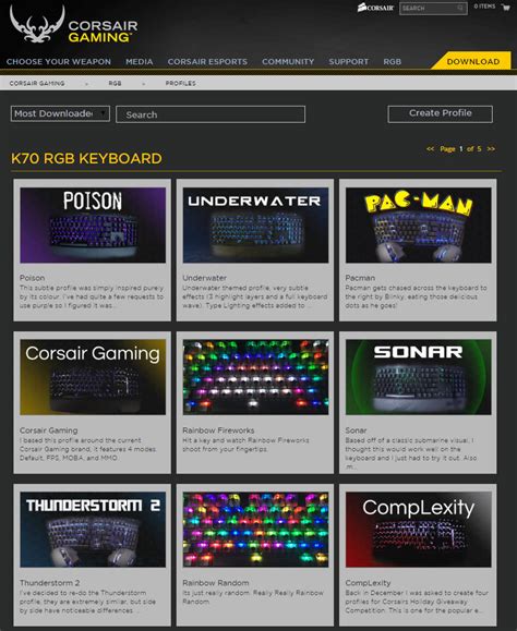 Corsair Adds RGB Keyboard Profile Sharing to CorsairGaming | TechPowerUp