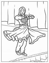 26 Dancing Coloring Pages Free PDF Printables sketch template