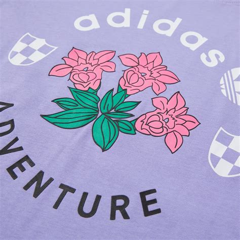Adidas Adventure Flower T-Shirt Light Purple | END. (US)