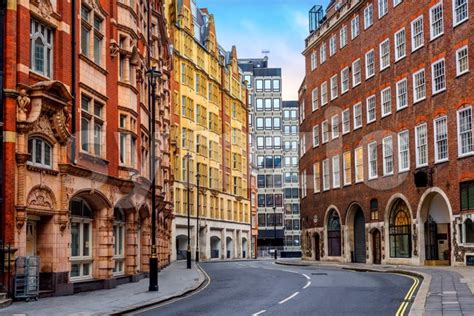 Historical buildings in London city center, England, UK stock photo image : 143871 - Symzio