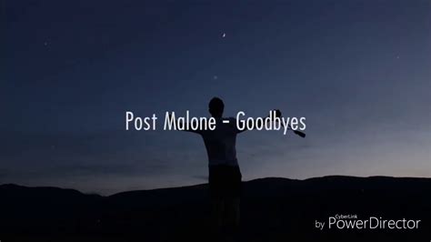 Post_malone_ GOODBYES (Lyrics) - YouTube