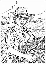 Farmer Coloring Pages  Fun For Kids And Adults – MrColoringCom sketch template
