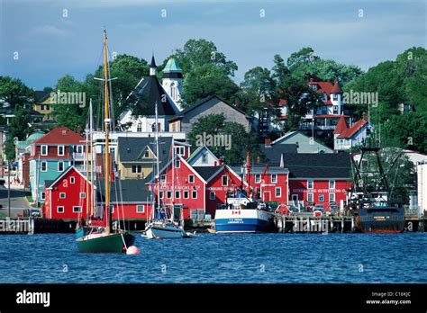 Lunenburg Harbour, UNESCO World Heritage Site, Nova Scotia, Canada, North America Stock Photo ...