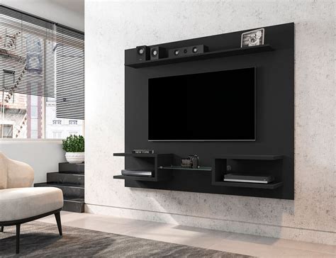 Plaza 64.25 Modern Floating Wall Entertainment Center With Display ...