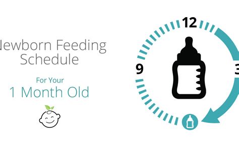 Feeding Schedule for Your 1-Month-Old | Baby Earth