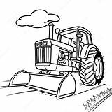 John Deere Tractor Pulling A Plow Coloring Page  Pagescom sketch template