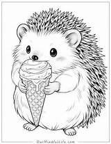 47 Cute Hedgehog Coloring Pages Free Printables  Our Mindful Life sketch template