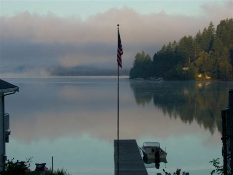 Summit Lake in the morning