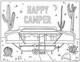Printable Camper Coloring Pages  Boringpopcom sketch template