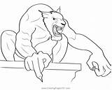 Werewolf Lobisomem Werewolves Coloring4free 1023 Desenhos  sketch template