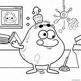 Mrs Puff In Her Classroom Coloring Page 63904 50562 sketch template