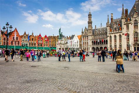 Bruges Market Square Photograph by Pati Photography