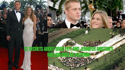 Hot Wallpaper Jennifer Aniston Brad Pitt Wedding